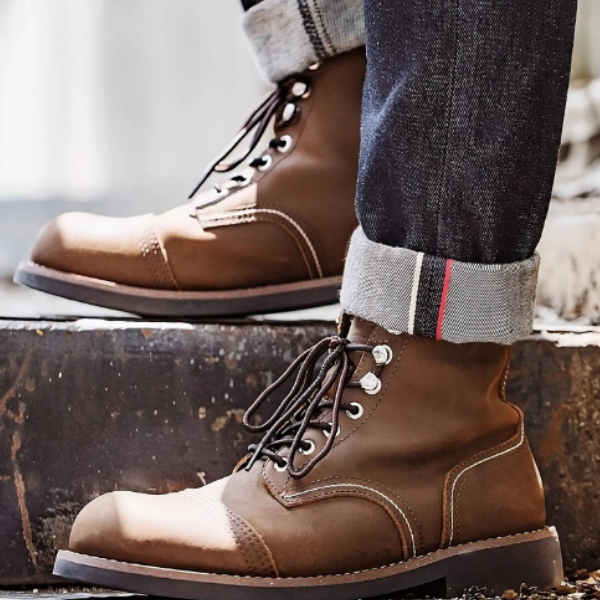 Zapatos De Cuero Chato